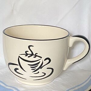 Vintage CALIFORNIA PANTRY Classic Large Jumbo Cup Mug Coffee Soup Pier 1 Imports